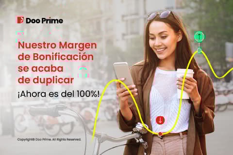 Margen de Bonificación del 100% ahora disponible con Doo Prime